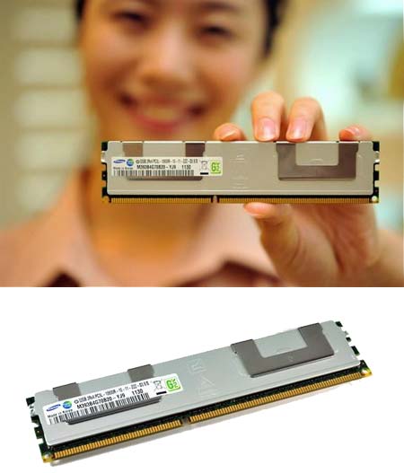 Samsung показала 32ГБ модуль DDR3 памяти для серверов